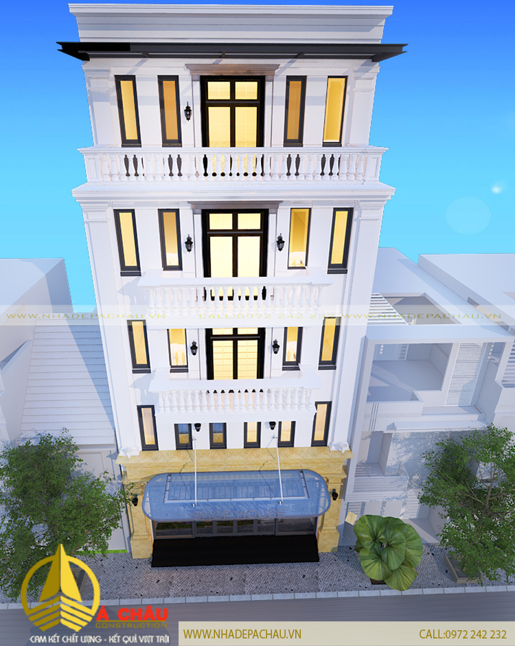 thiet-ke-nha-dep-tan-co-dien-shophouse-lan-anh-5-tang-tinh-te