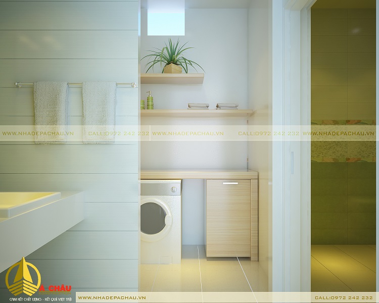 thiết kế nhà vệ sinh phong cách hiện đại