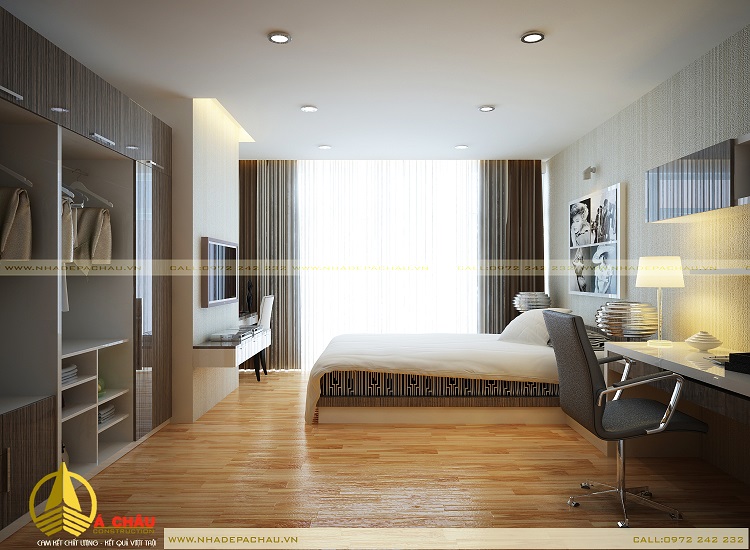mẫu thiết kế phòng ngủ hiện đại 