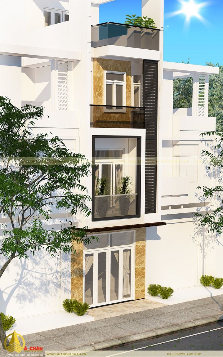 Mẫu thiết kế nhà đẹp 3 tầng 
