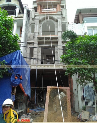 Quy trình thi công nhà phố mang phong cách tân cổ điển quận Bình Thạnh